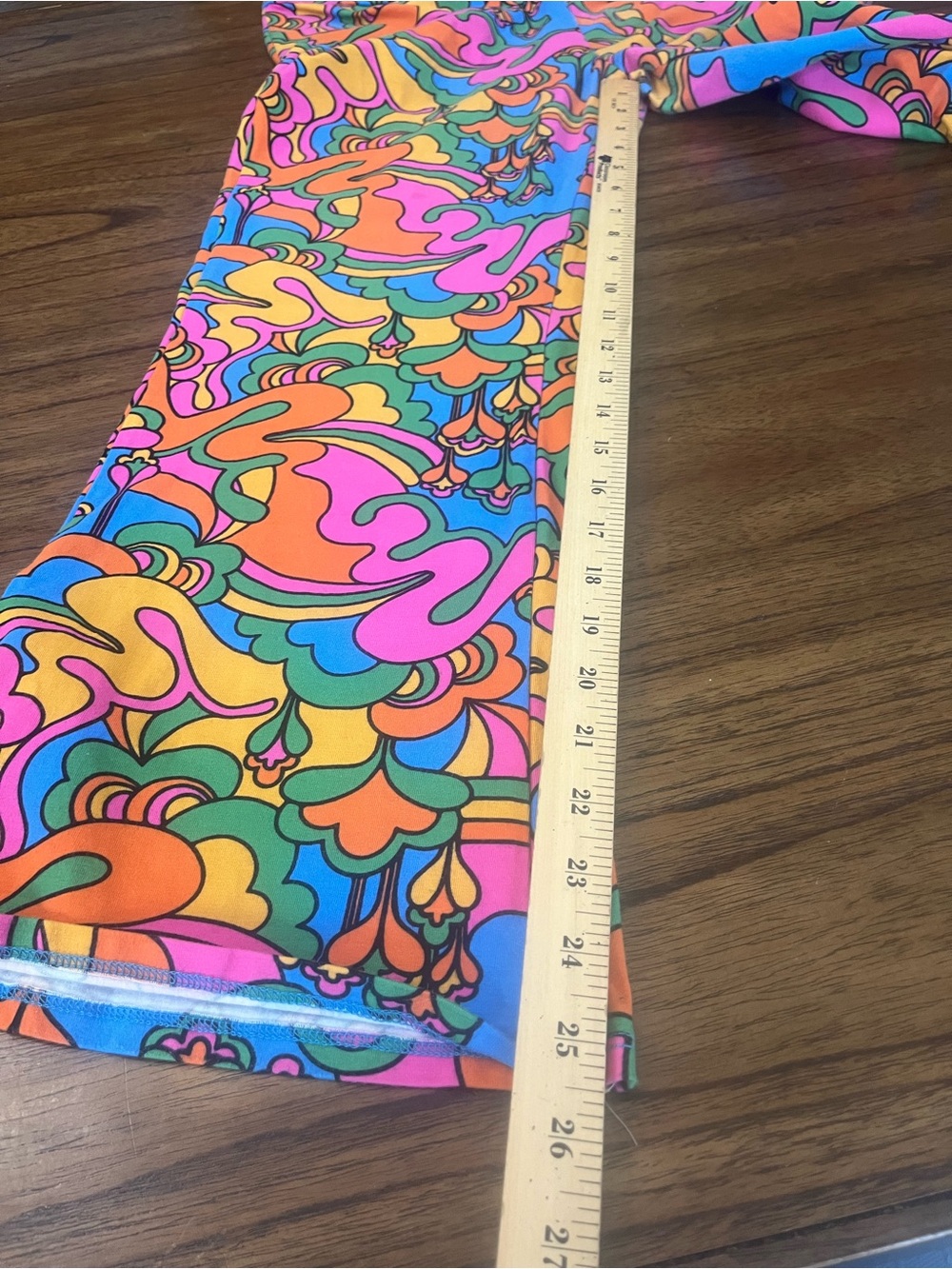 Nooworks Auderpopz Flare Pants Size 2X Psychedelic Retro - Picture 8 of 9
